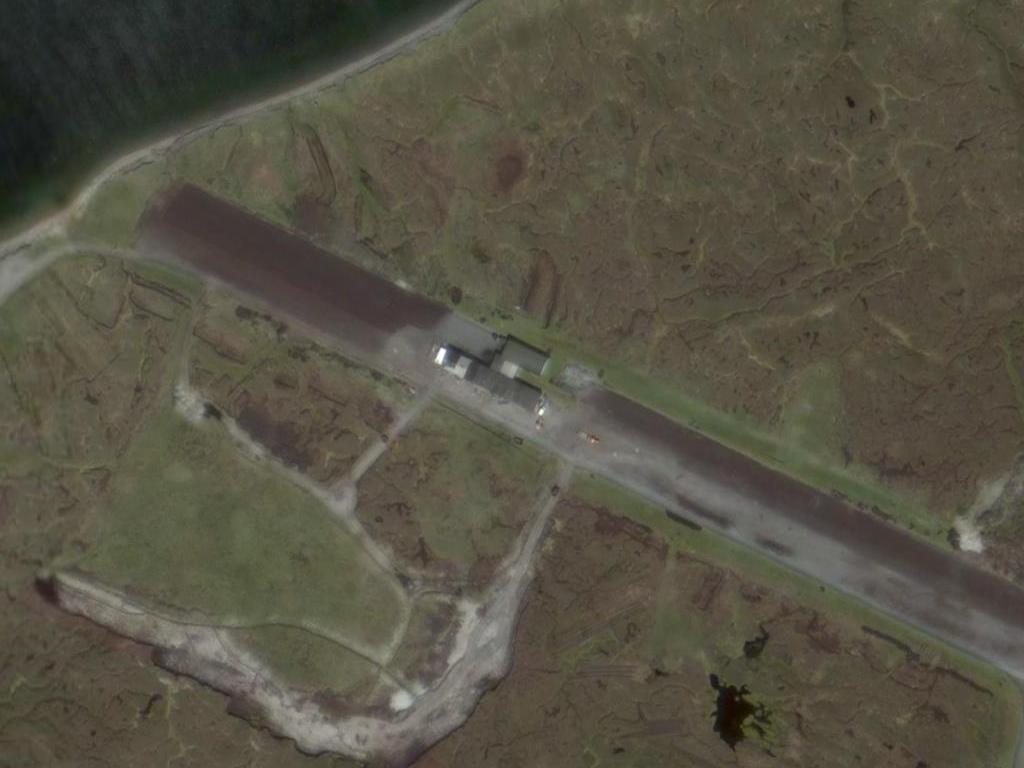 Google Earth View of Loran Monitor Station Shetlands